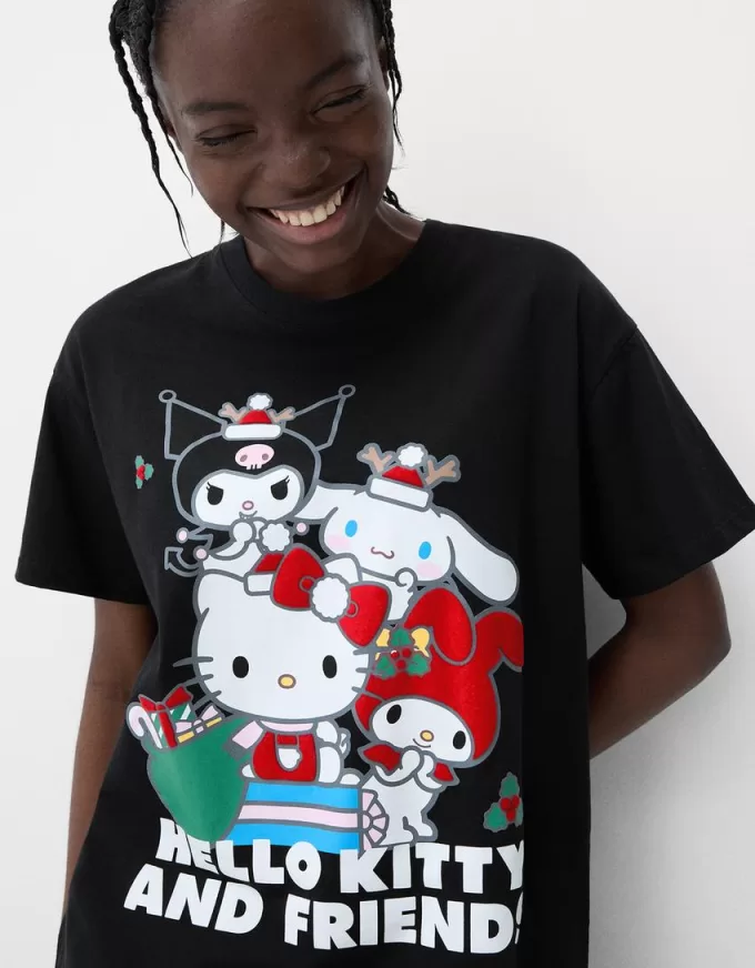 Tricou cu mânecă scurtă Hello Kitty and Friends Tricou cu mânecă scurtă Hello Kitty and Friends