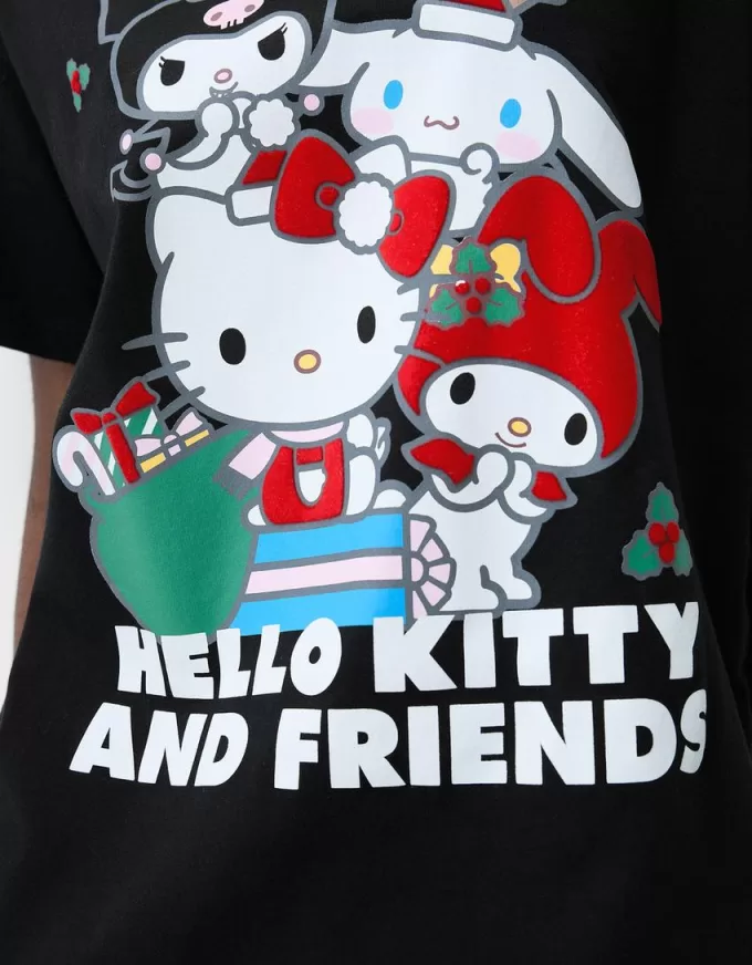 Tricou cu mânecă scurtă Hello Kitty and Friends Tricou cu mânecă scurtă Hello Kitty and Friends