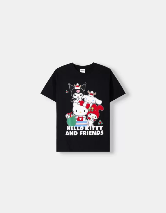 Tricou cu mânecă scurtă Hello Kitty and Friends Tricou cu mânecă scurtă Hello Kitty and Friends