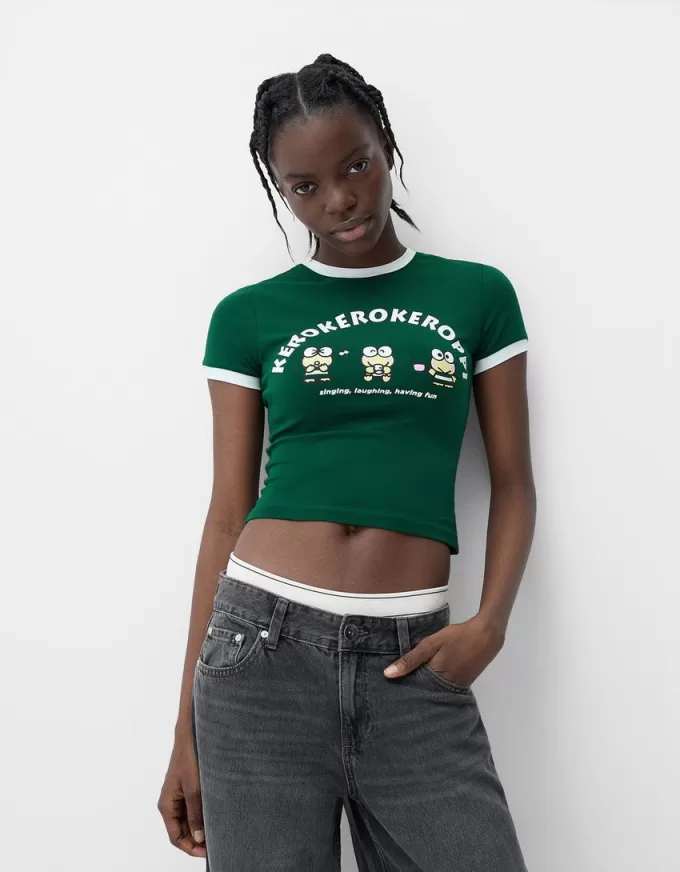 Tricou cu mânecă scurtă Kerokeroderoppi Tricou cu mânecă scurtă Kerokeroderoppi