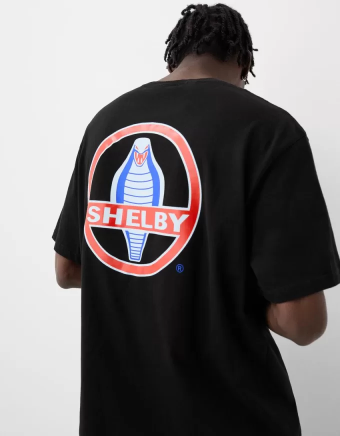 Tricou cu mânecă scurtă Shelby GT 500KR, cu o formă relaxată