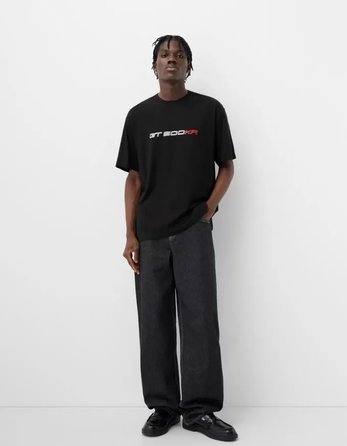 Tricou cu mânecă scurtă Shelby GT 500KR, cu o formă relaxată