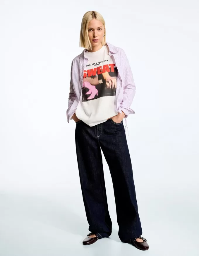Tricou cu mânecă scurtă Sweat Charli xcx & Troye Sivan Tricou cu mânecă scurtă Sweat Charli xcx & Troye Sivan