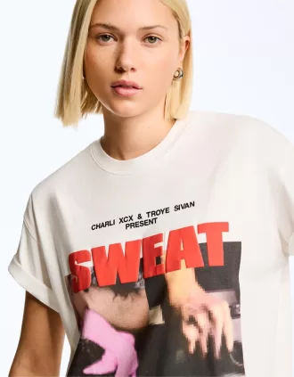 Tricou cu mânecă scurtă Sweat Charli xcx & Troye Sivan