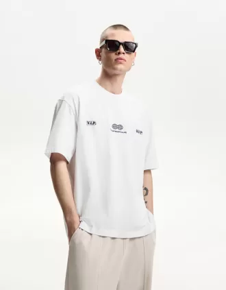 Tricou cu maneca scurta cu broderie
