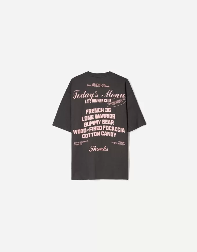 Tricou cu maneca scurta cu broderie Tricou cu maneca scurta cu broderie