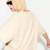 Tricou cu mânecă scurtă cu decolteu în V din bumbac greu Tricou cu mânecă scurtă cu decolteu în V din bumbac greu