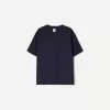 Tricou cu mânecă scurtă cu decolteu în V din bumbac greu Tricou cu mânecă scurtă cu decolteu în V din bumbac greu