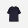 Tricou cu mânecă scurtă cu decolteu în V din bumbac greu Tricou cu mânecă scurtă cu decolteu în V din bumbac greu
