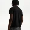 Tricou cu mânecă scurtă cu efect slub Tricou cu mânecă scurtă cu efect slub