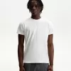 Tricou cu mânecă scurtă cu efect slub Tricou cu mânecă scurtă cu efect slub