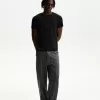 Tricou cu mânecă scurtă cu efect slub Tricou cu mânecă scurtă cu efect slub