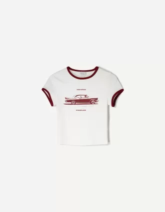 Tricou cu maneca scurta cu imprimeu