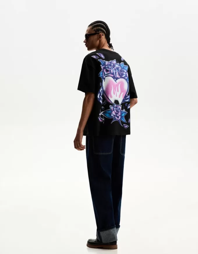 Tricou cu maneca scurta cu imprimeu Tricou cu maneca scurta cu imprimeu