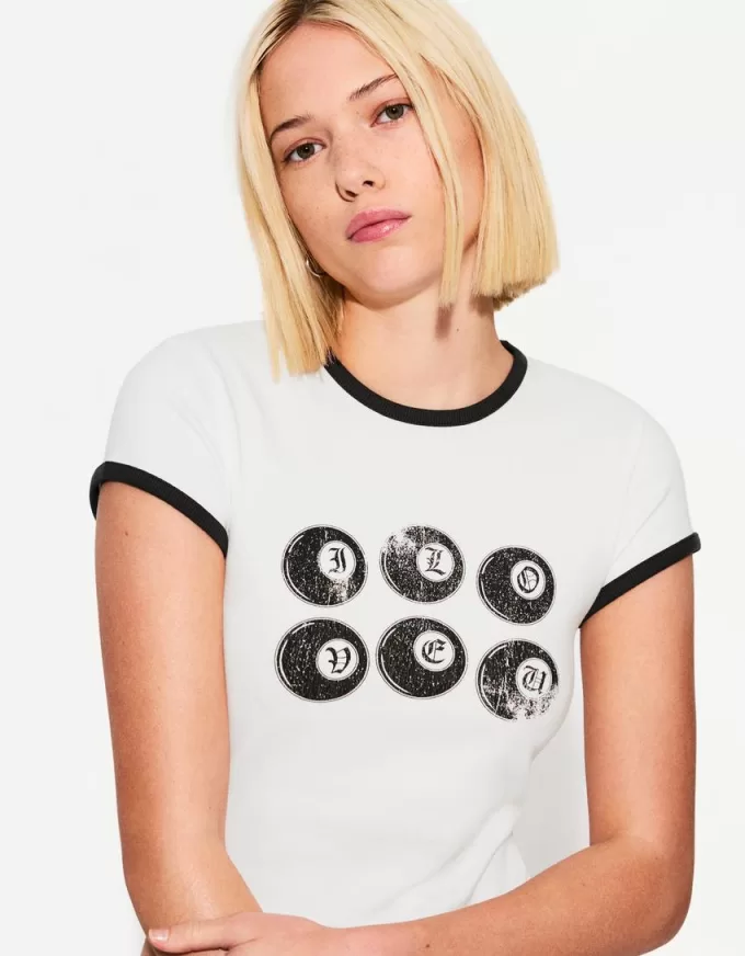 Tricou cu maneca scurta cu imprimeu