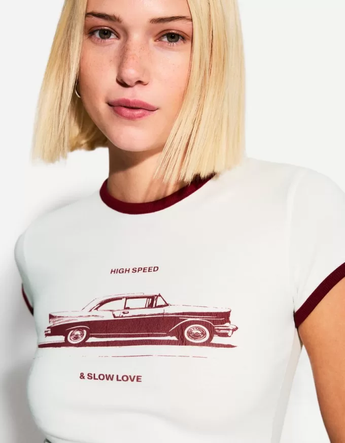 Tricou cu maneca scurta cu imprimeu