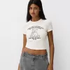 Tricou cu maneca scurta cu imprimeu