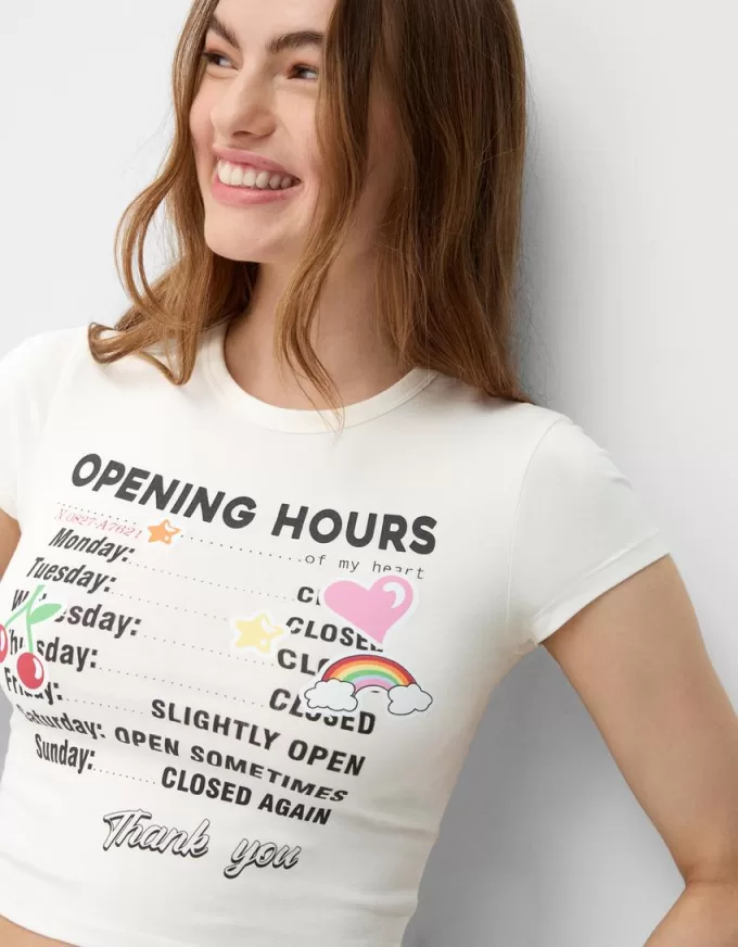 Tricou cu maneca scurta cu imprimeu Tricou cu maneca scurta cu imprimeu