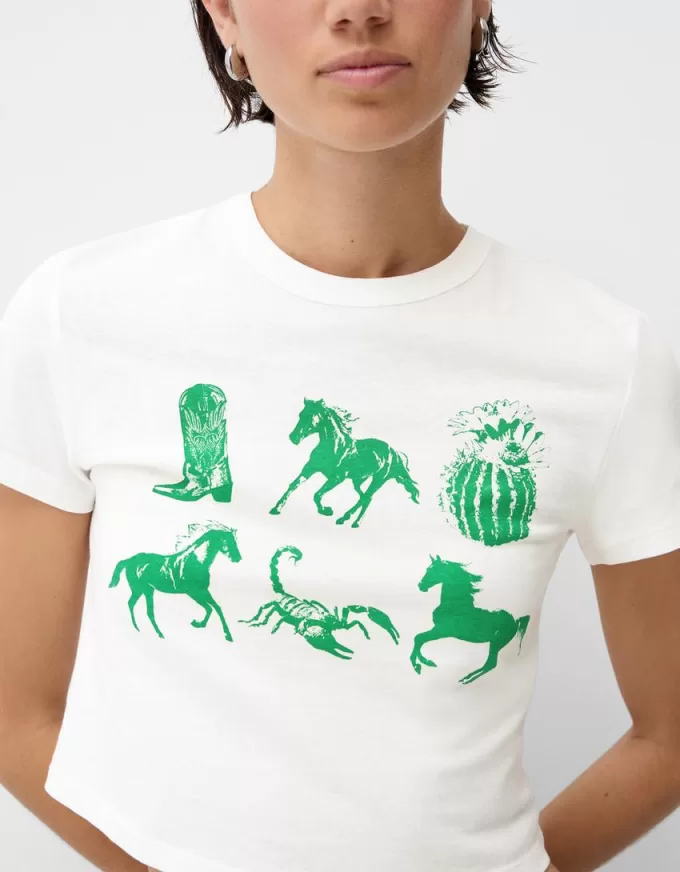 Tricou cu maneca scurta cu imprimeu Tricou cu maneca scurta cu imprimeu
