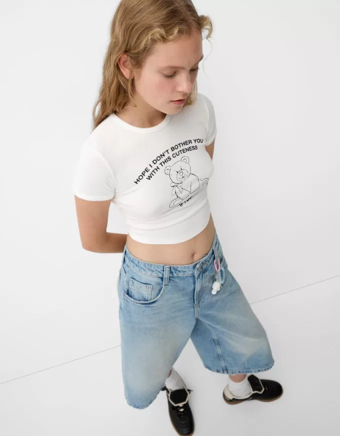 Tricou cu maneca scurta cu imprimeu Tricou cu maneca scurta cu imprimeu