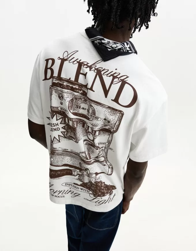 Tricou cu maneca scurta cu imprimeu Tricou cu maneca scurta cu imprimeu