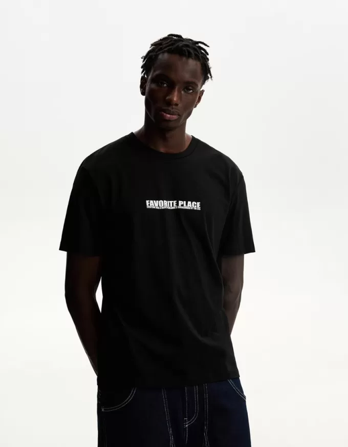 Tricou cu maneca scurta cu imprimeu Tricou cu maneca scurta cu imprimeu