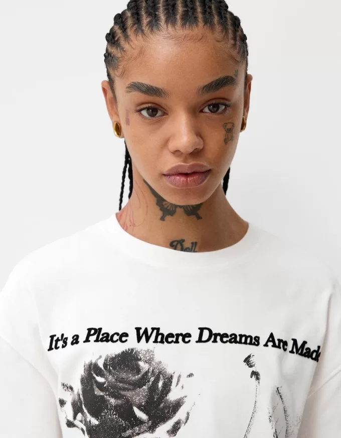 Tricou cu maneca scurta cu imprimeu
