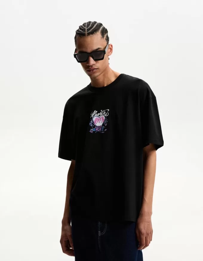 Tricou cu maneca scurta cu imprimeu Tricou cu maneca scurta cu imprimeu