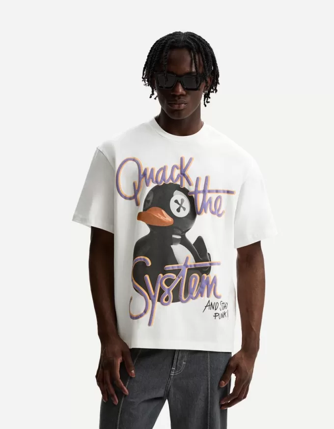 Tricou cu maneca scurta cu imprimeu Tricou cu maneca scurta cu imprimeu