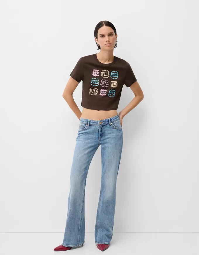 Tricou cu maneca scurta cu imprimeu