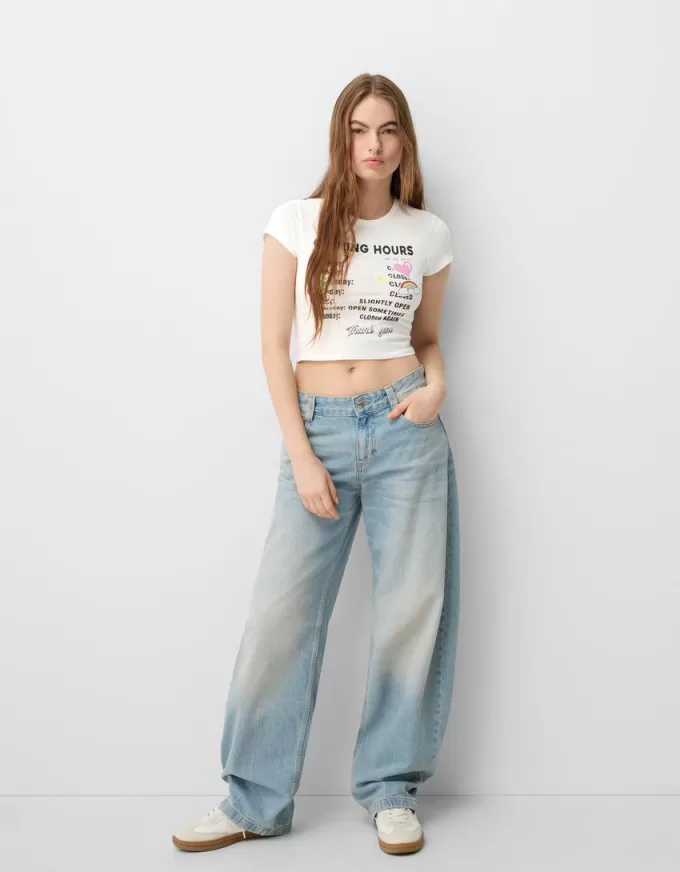 Tricou cu maneca scurta cu imprimeu Tricou cu maneca scurta cu imprimeu