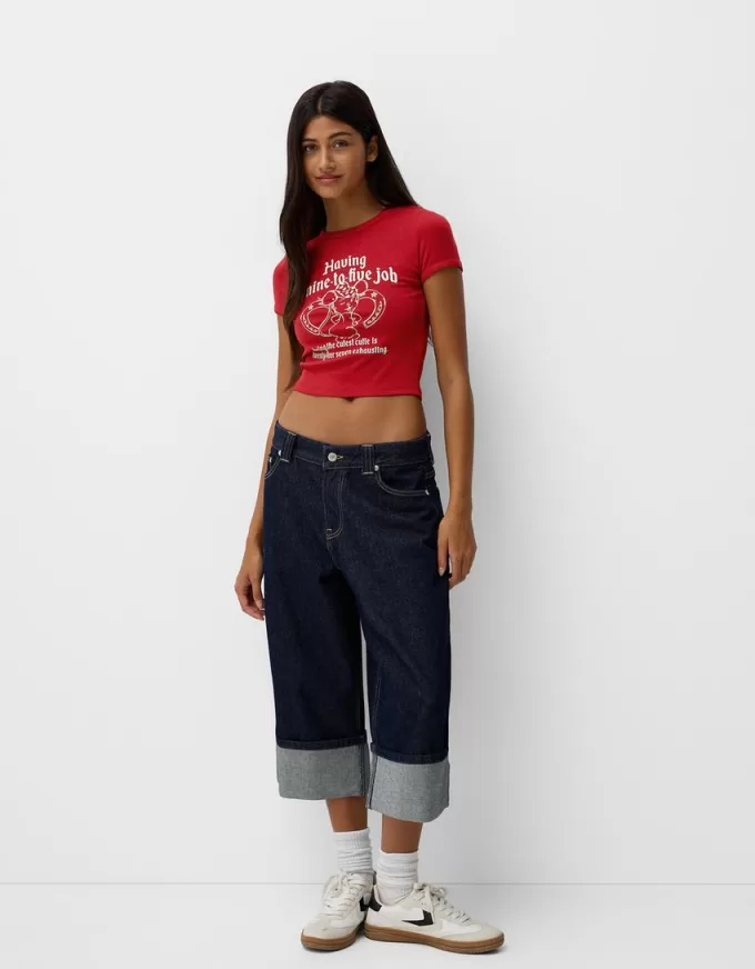 Tricou cu maneca scurta cu imprimeu Tricou cu maneca scurta cu imprimeu