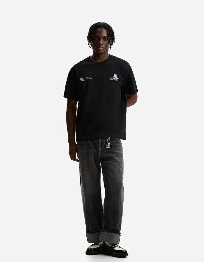 Tricou cu maneca scurta cu imprimeu Tricou cu maneca scurta cu imprimeu