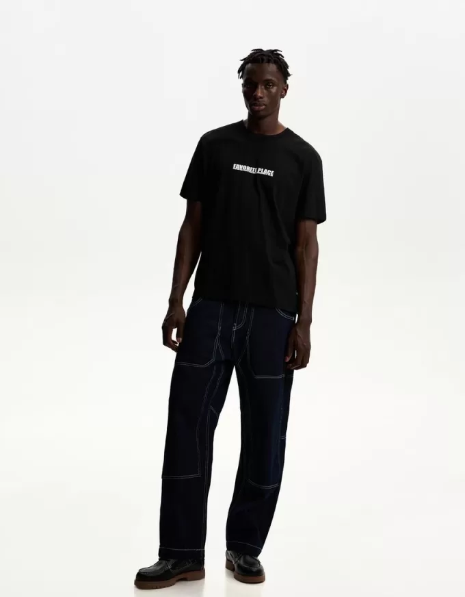 Tricou cu maneca scurta cu imprimeu Tricou cu maneca scurta cu imprimeu