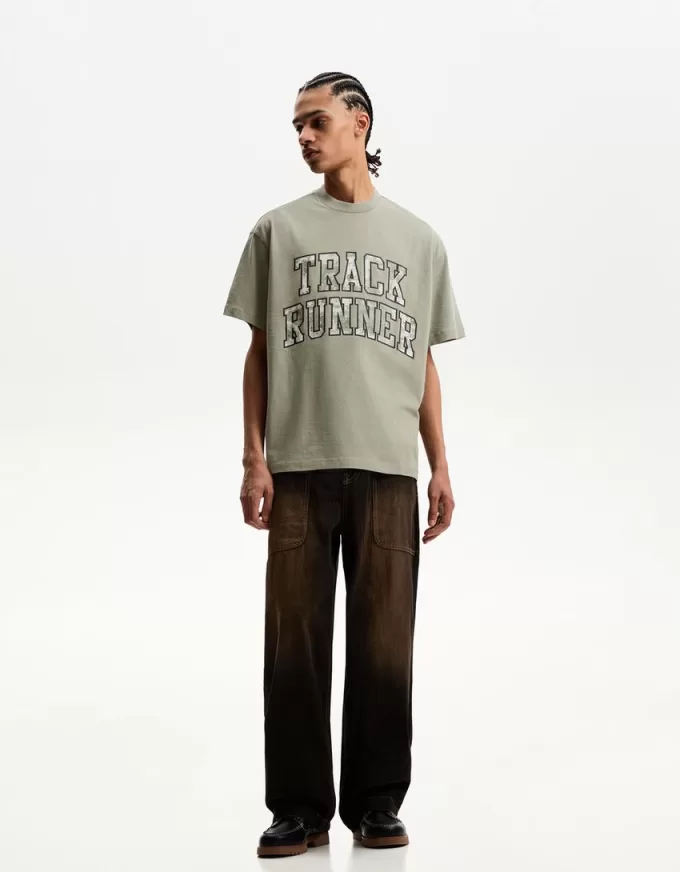 Tricou cu maneca scurta cu imprimeu Tricou cu maneca scurta cu imprimeu