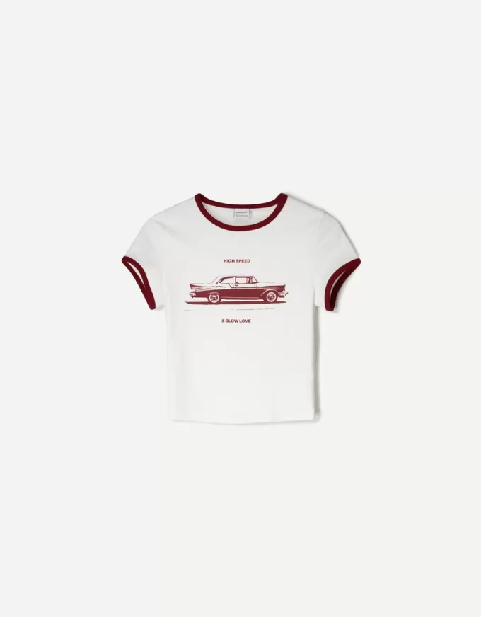 Tricou cu maneca scurta cu imprimeu
