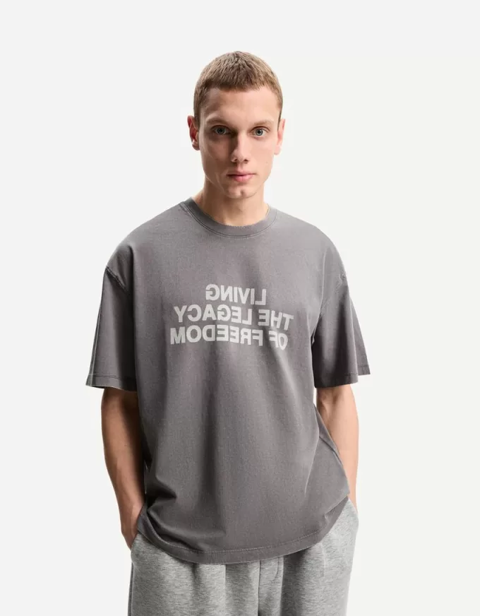 Tricou cu maneca scurta cu imprimeu Tricou cu maneca scurta cu imprimeu
