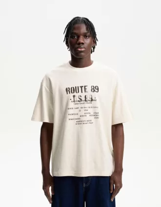 Tricou cu maneca scurta cu imprimeu
