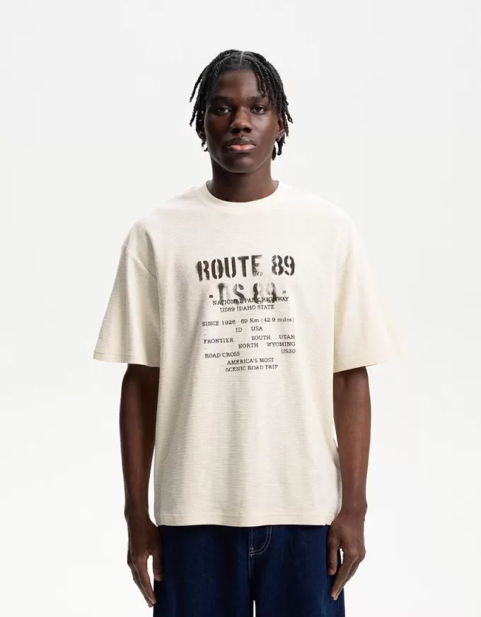 Tricou cu maneca scurta cu imprimeu Tricou cu maneca scurta cu imprimeu