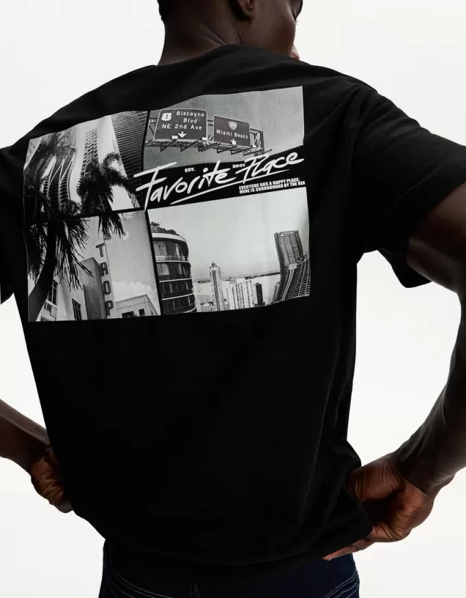 Tricou cu maneca scurta cu imprimeu Tricou cu maneca scurta cu imprimeu