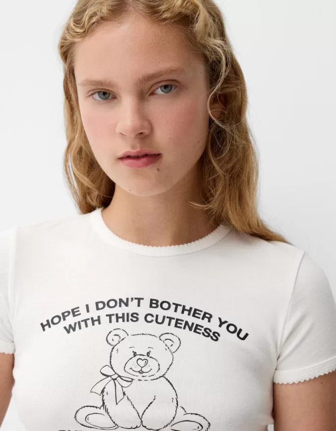 Tricou cu maneca scurta cu imprimeu Tricou cu maneca scurta cu imprimeu