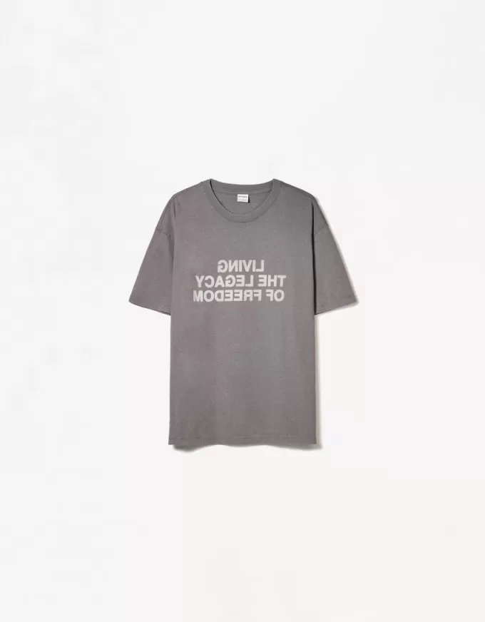 Tricou cu maneca scurta cu imprimeu Tricou cu maneca scurta cu imprimeu