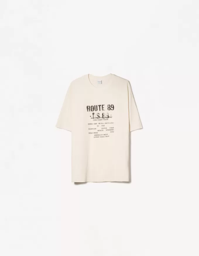 Tricou cu maneca scurta cu imprimeu Tricou cu maneca scurta cu imprimeu