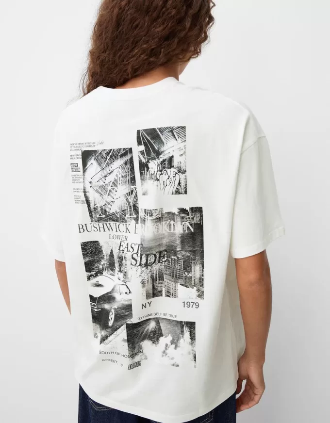 Tricou cu maneca scurta cu imprimeu