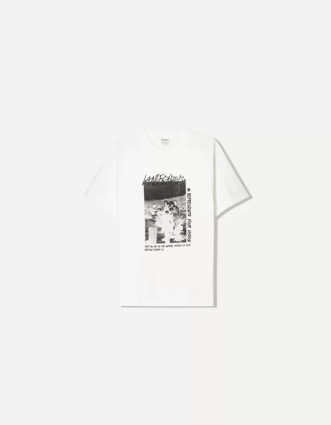 Tricou cu maneca scurta cu imprimeu Tricou cu maneca scurta cu imprimeu