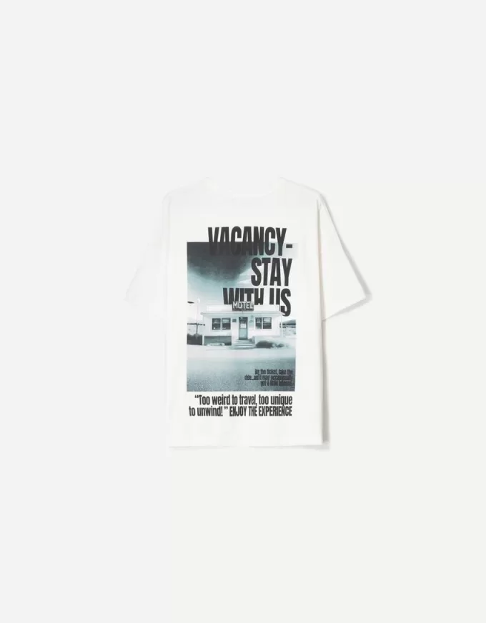 Tricou cu maneca scurta cu imprimeu Tricou cu maneca scurta cu imprimeu