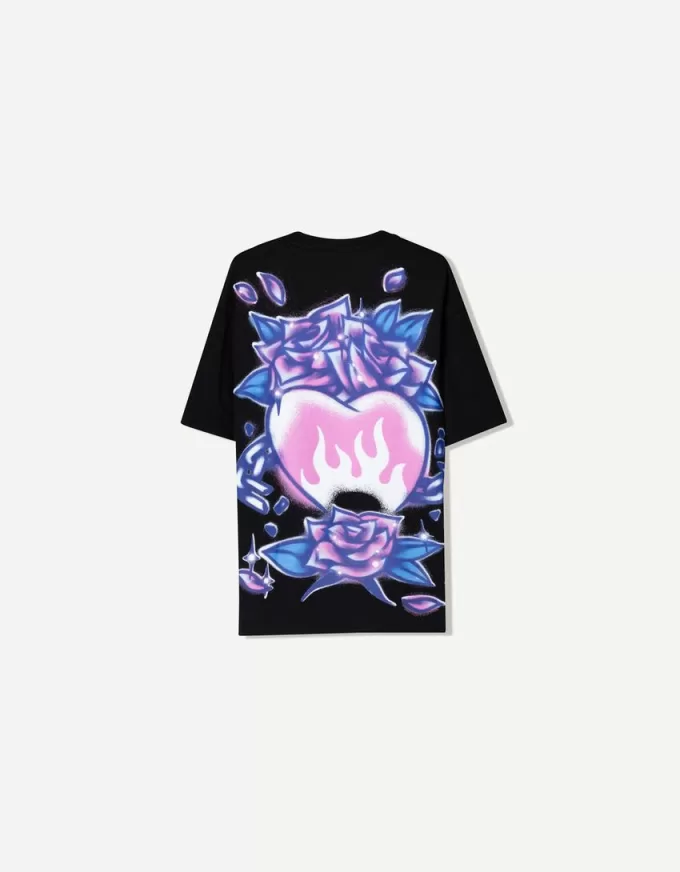 Tricou cu maneca scurta cu imprimeu Tricou cu maneca scurta cu imprimeu