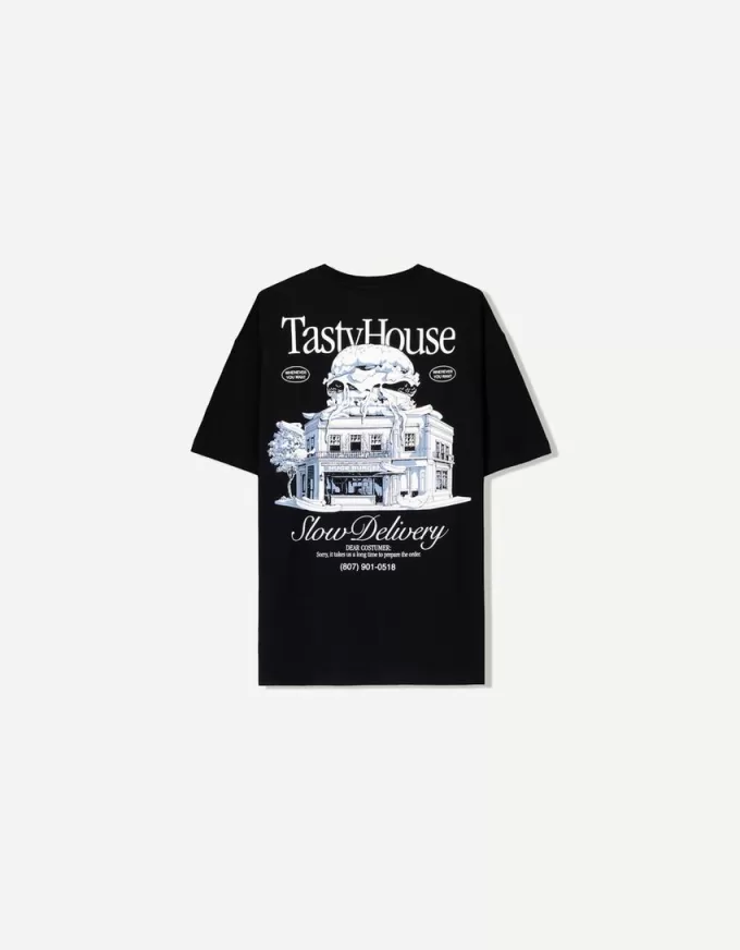 Tricou cu maneca scurta cu imprimeu Tricou cu maneca scurta cu imprimeu