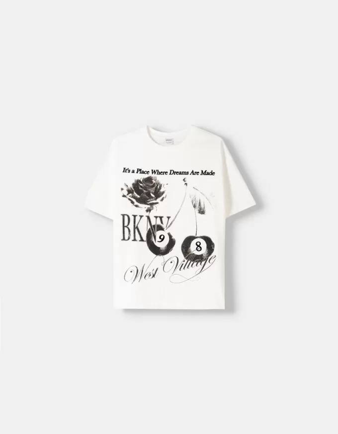 Tricou cu maneca scurta cu imprimeu