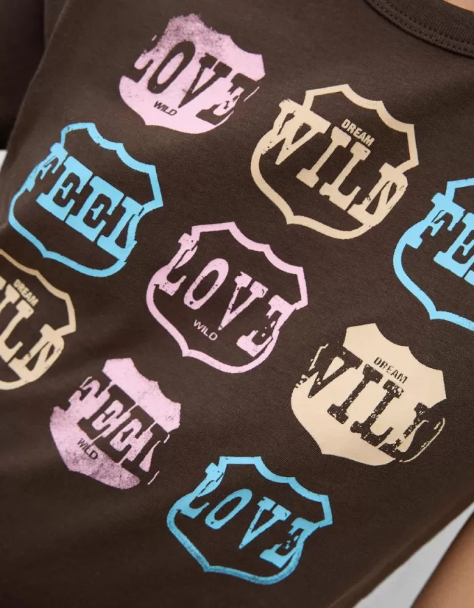 Tricou cu maneca scurta cu imprimeu